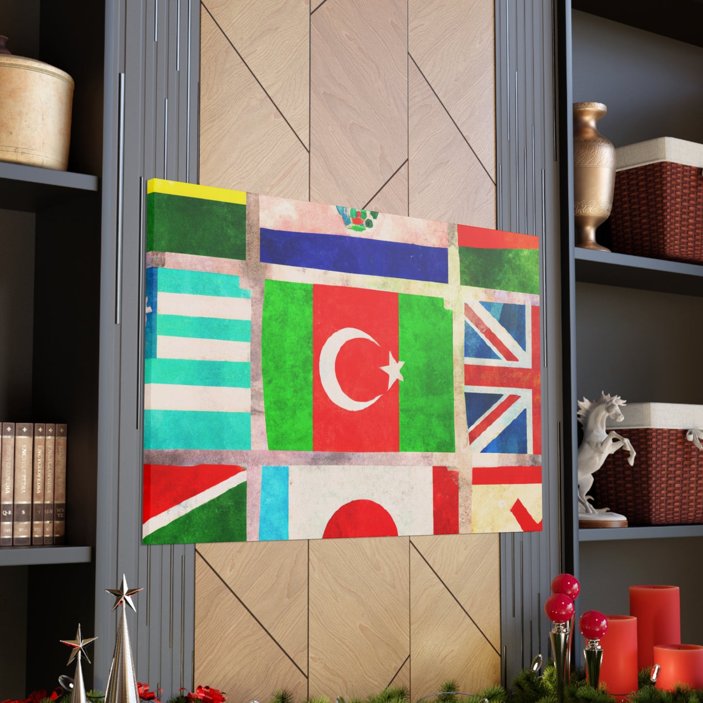 Frances Bellamy - Flags Of The World Canvas Wall Art