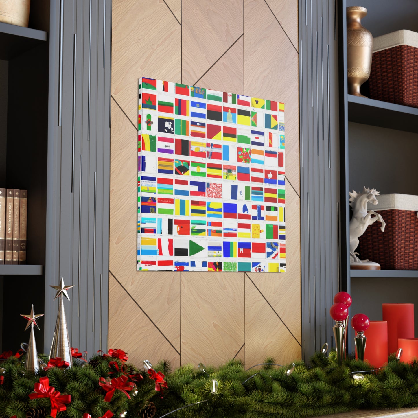 William F. Kofahl - Flags Of The World Canvas Wall Art