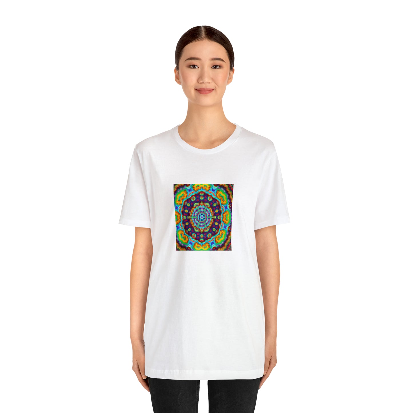 Doris "The Duchess" Delaney - Psychedelic Trippy Pattern Tee Shirt