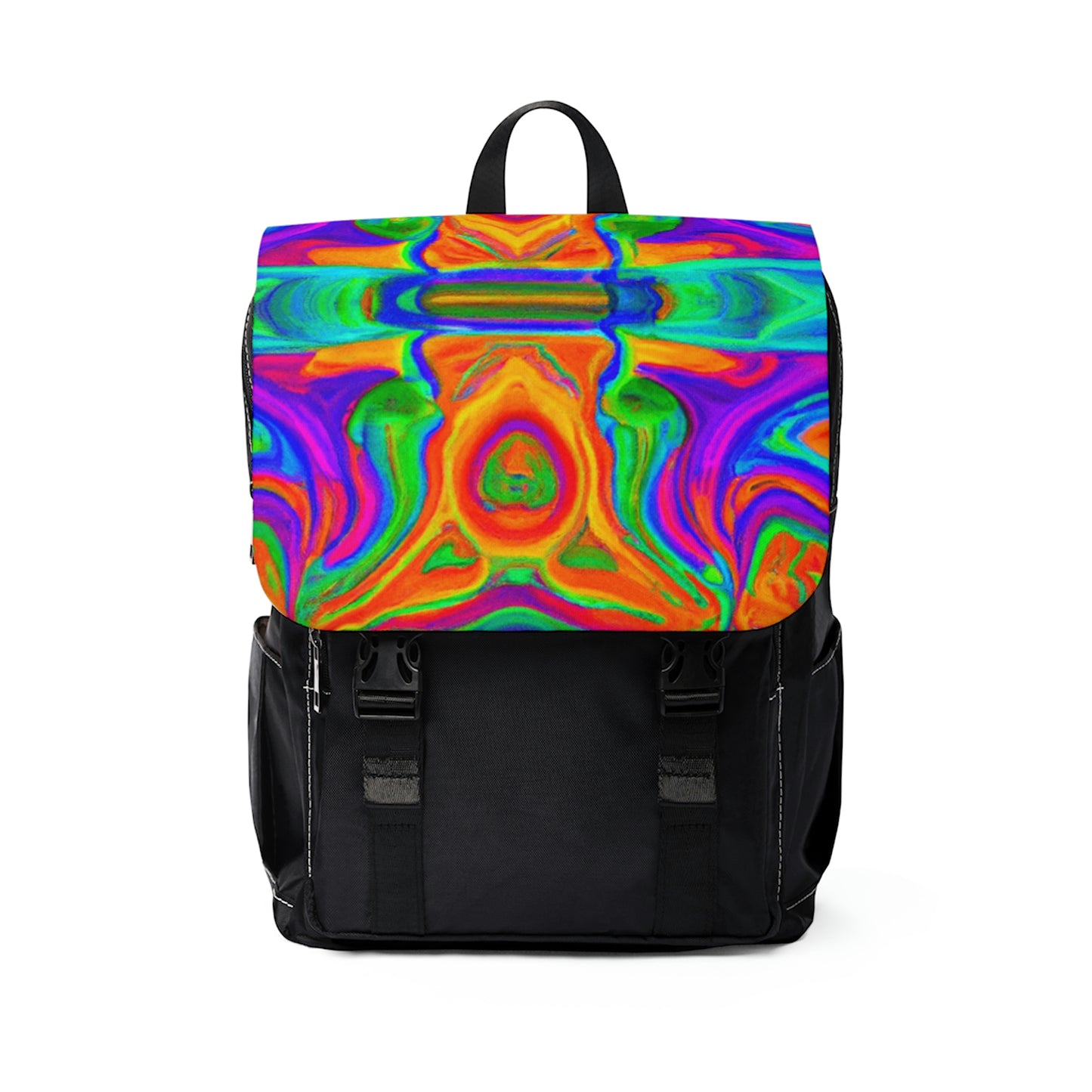 Guerlaina - Psychedelic Shoulder Travel Backpack Bag