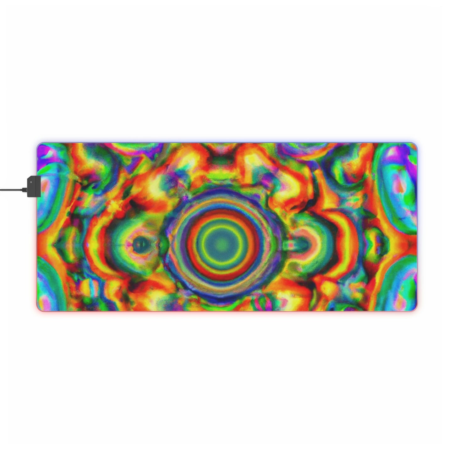 .

Freddie Fabulous - Psychedelic Trippy LED Light Up Gaming Mouse Pad