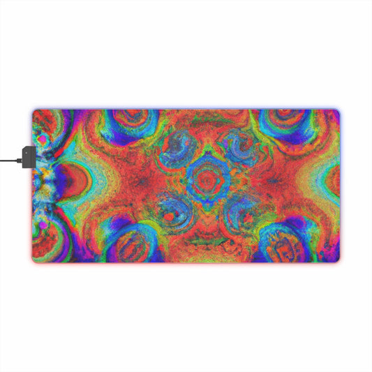 Jasper Punchyford - Psychedelic Trippy LED Light Up Gaming Mouse Pad