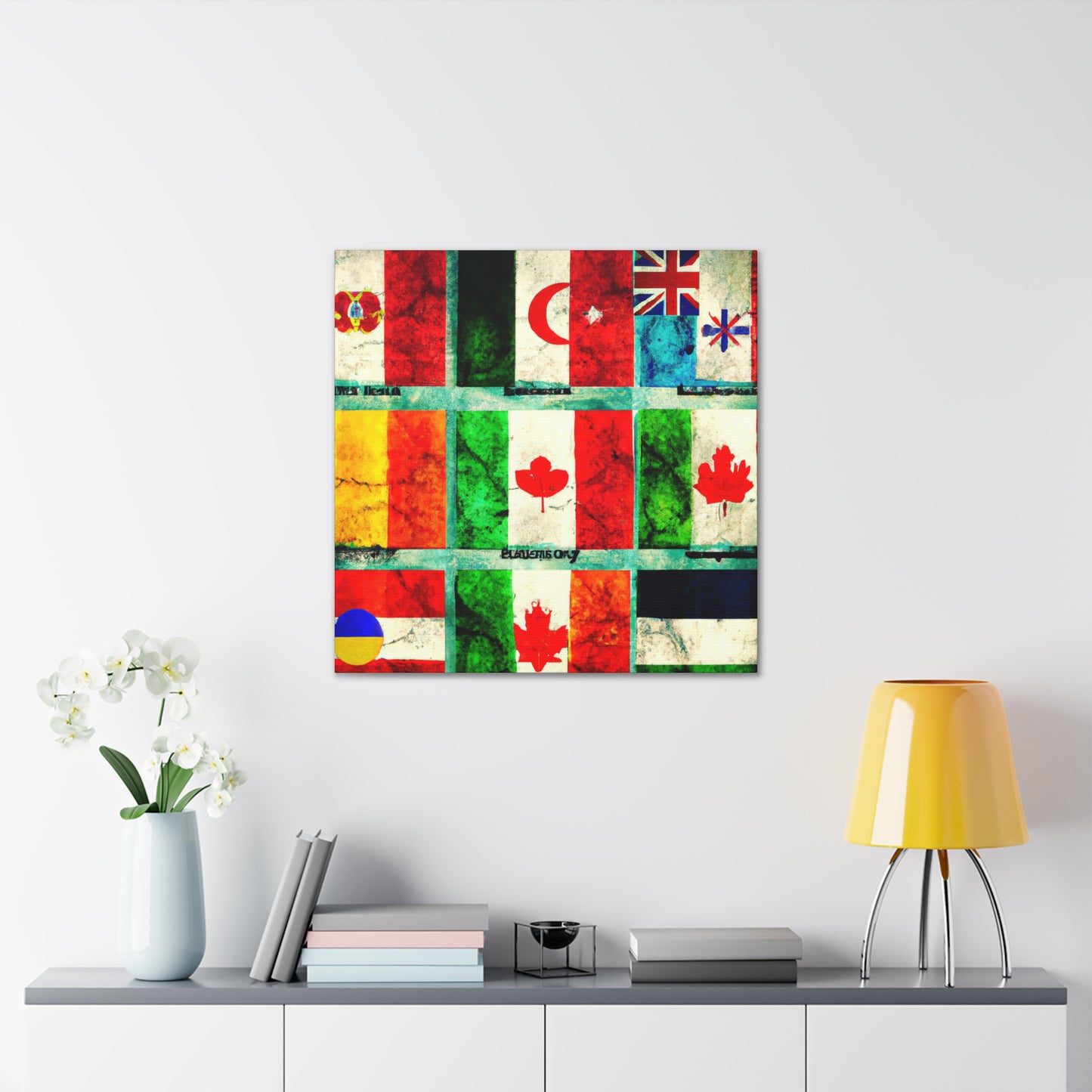 William Grandy (1810–1899) - Flags Of The World Canvas Wall Art