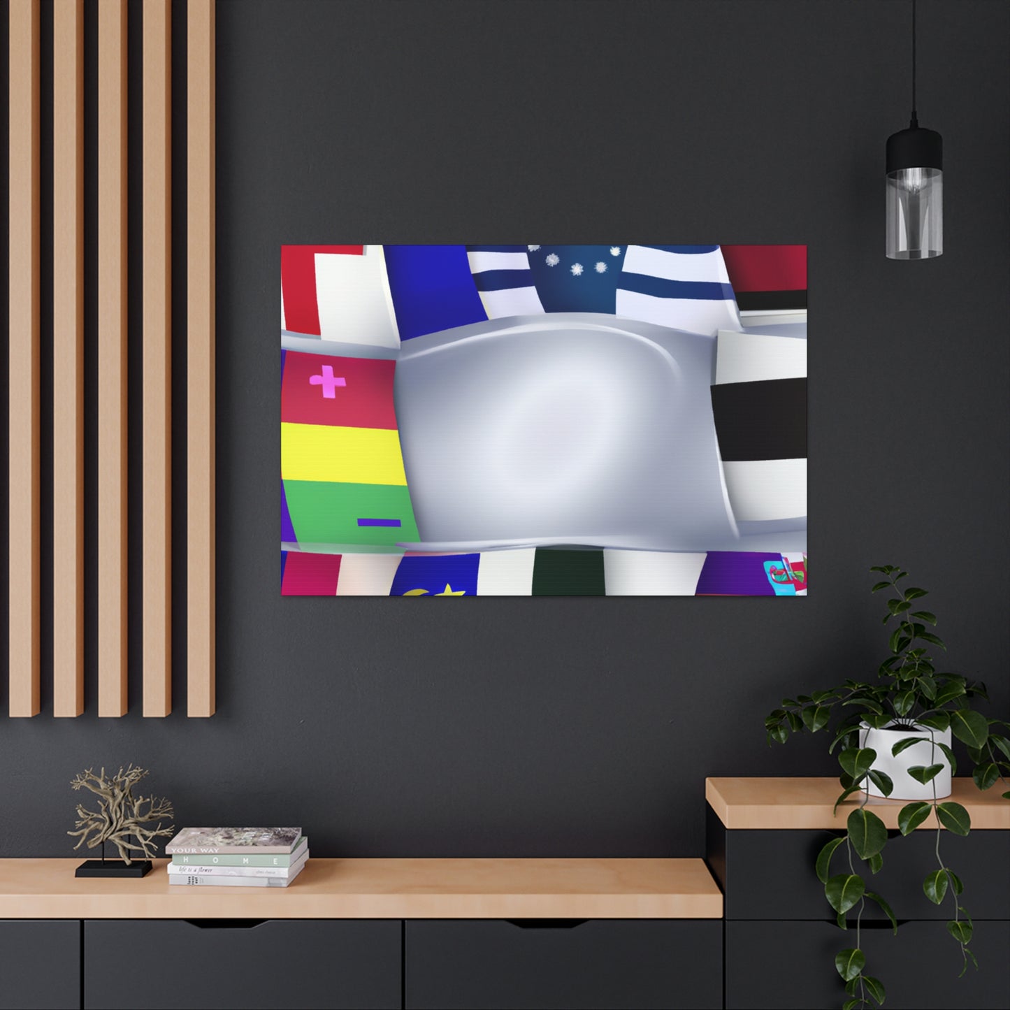 Elizabeth Smith-Avon, Flag Designer of the 1800s - Flags Of The World Canvas Wall Art