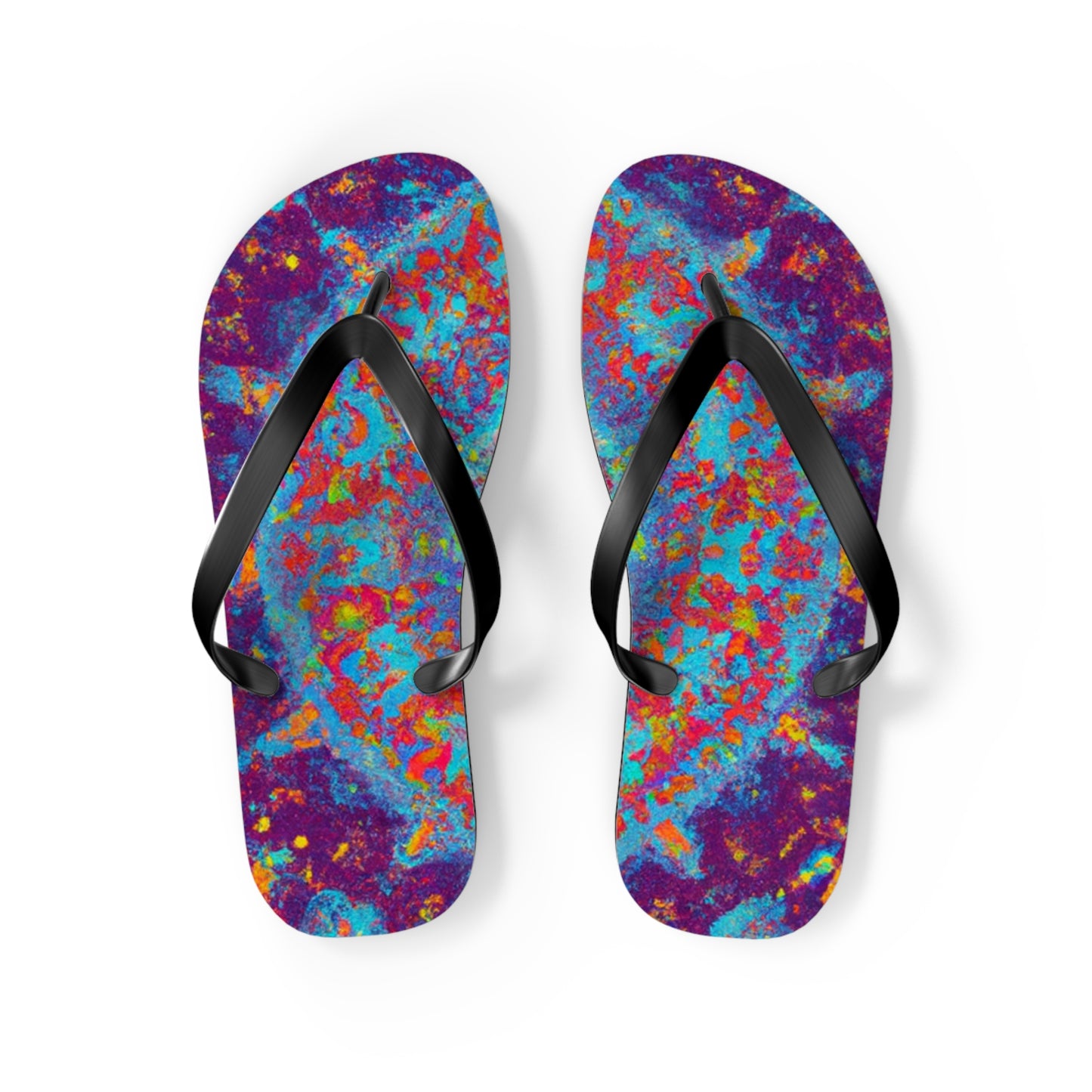 Abigail Cuthbert, Bootmaker - Psychedelic Trippy Flip Flop Beach Sandals