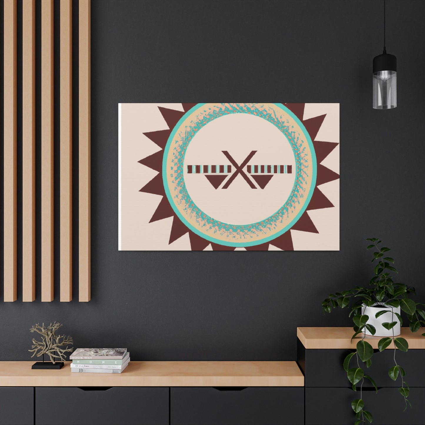 Morning Dew Woman - Native American Indian Canvas Wall Art