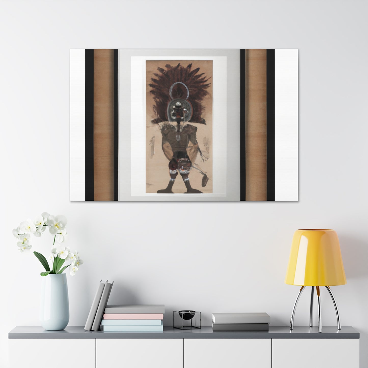 Chief Great Eagle - Native American Indian Canvas Wall Art