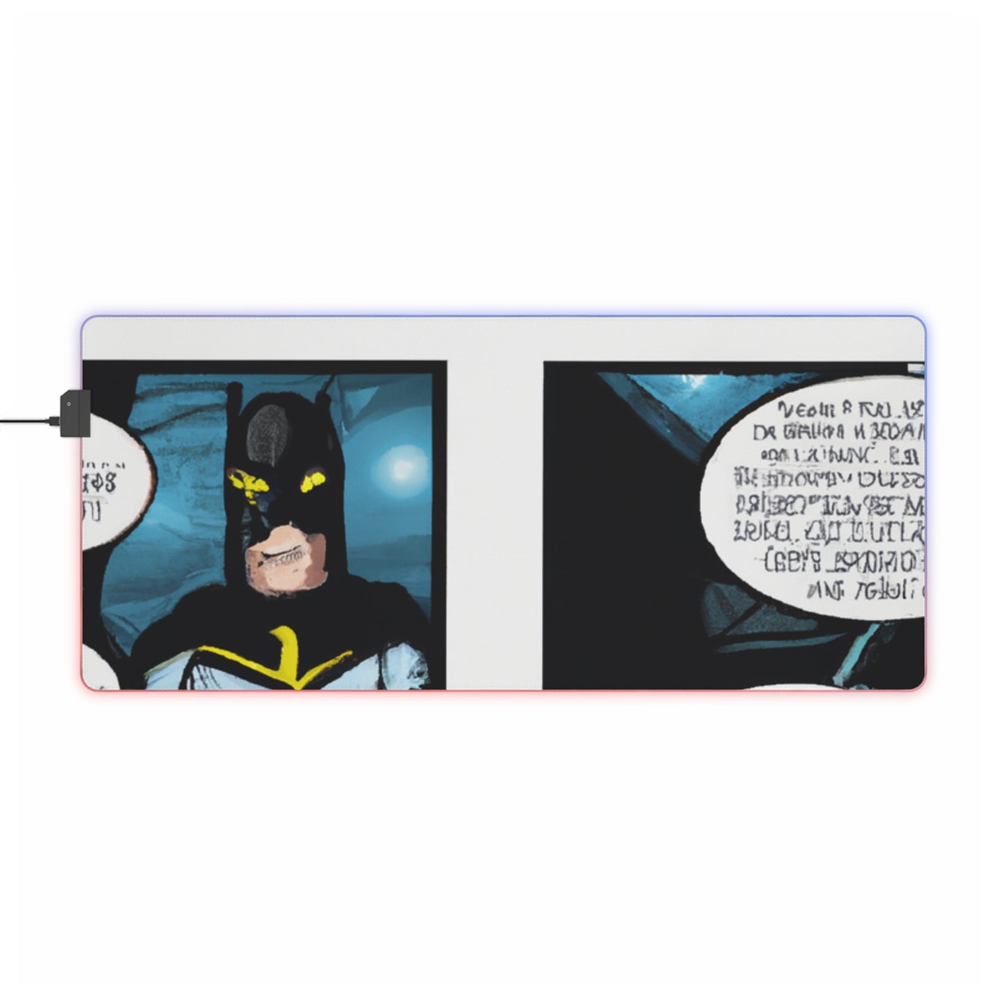 Dawny the Dancing Dynamo - Comic Book Collector LED Light Up Gaming Mouse Pad