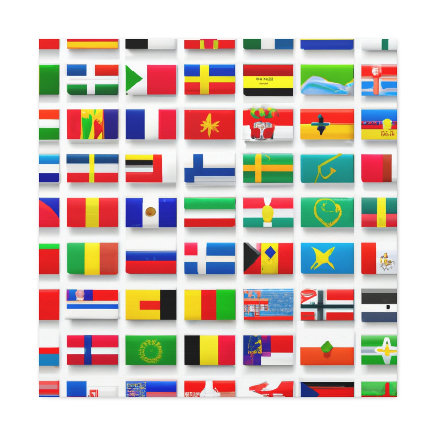 's name

John Bellamy Wilson - Flags Of The World Canvas Wall Art