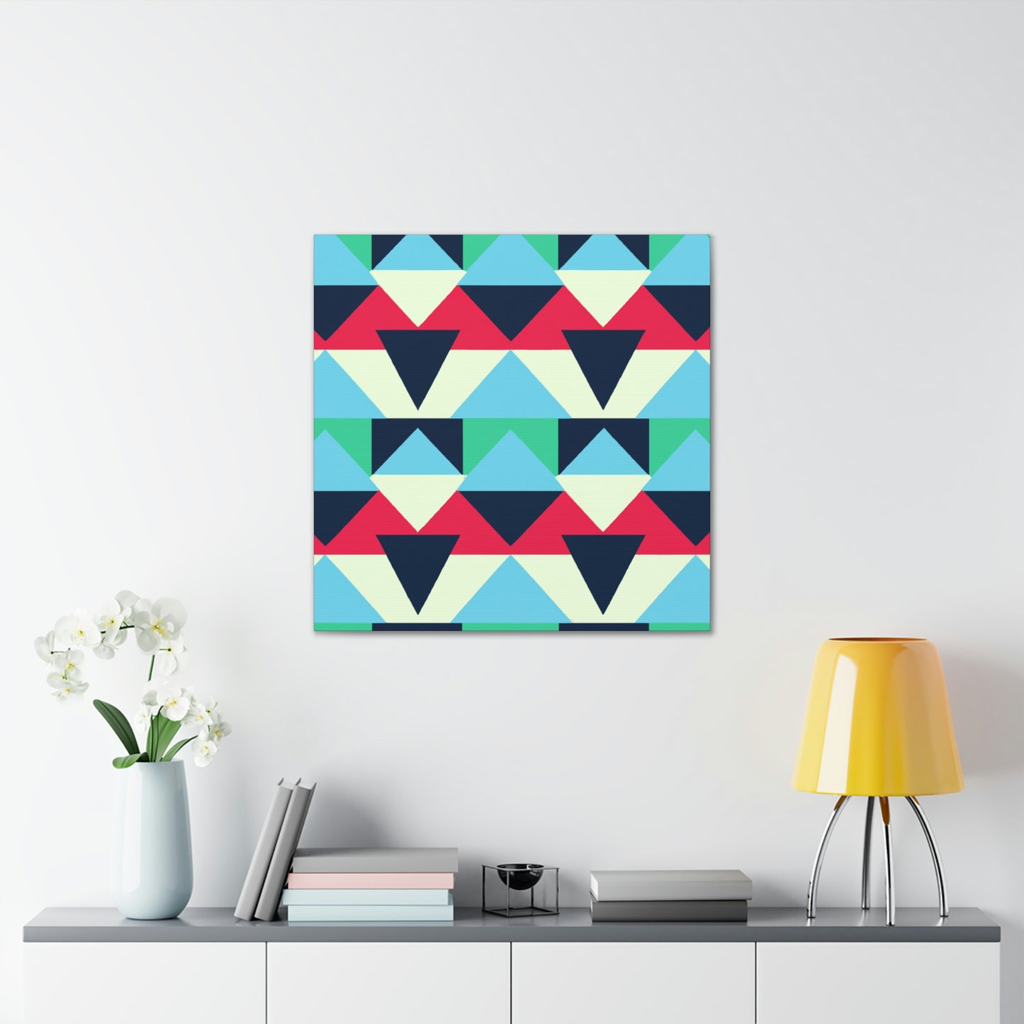 Edwinna Darwin - Geometric Canvas Wall Art