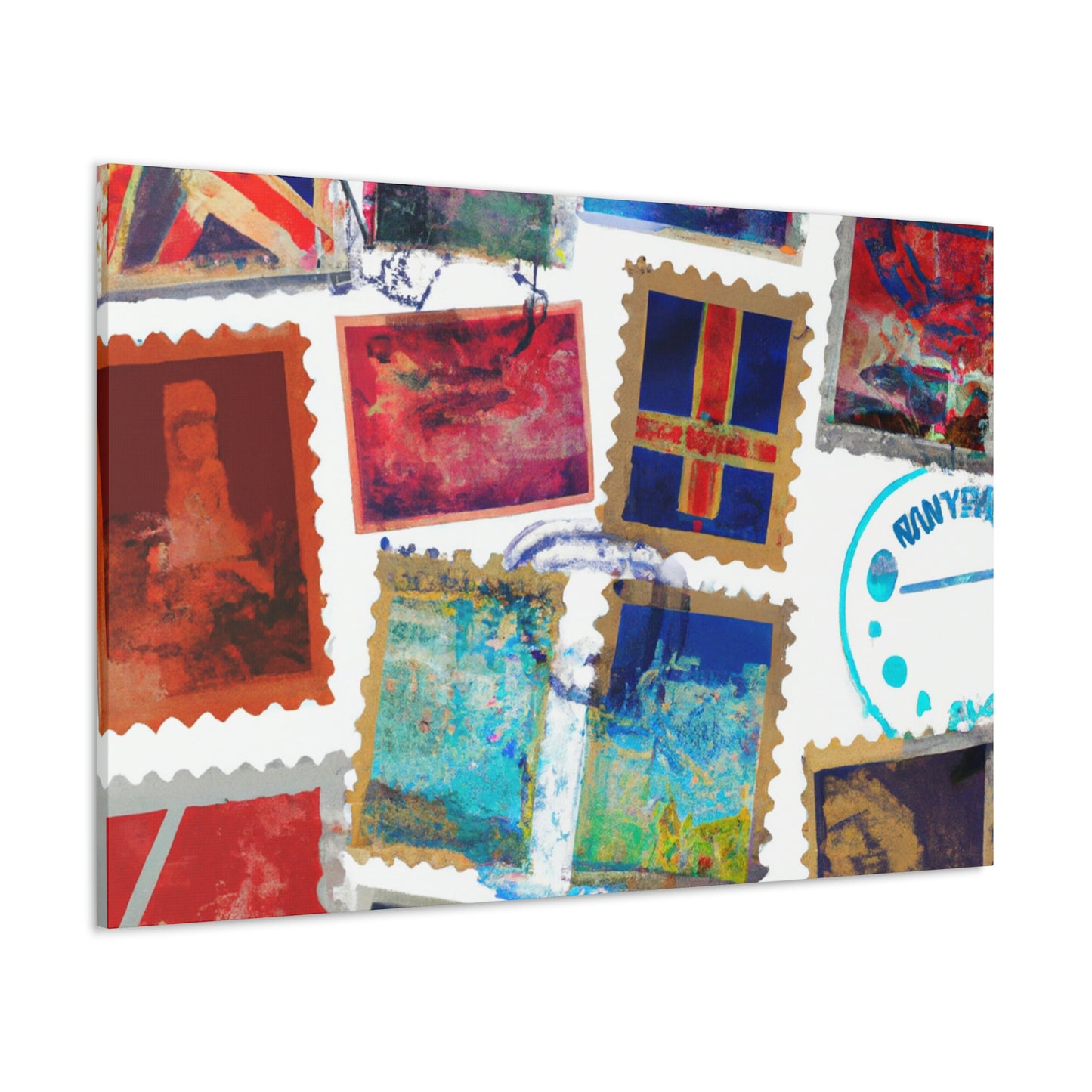 "Exploring Our World" Stamp Collection - Canvas