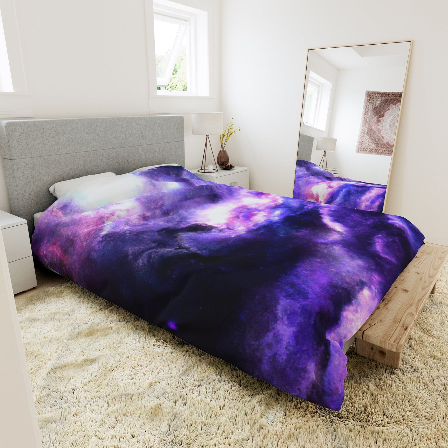 The Dream of a Lifetime: Sylvia Starstruck - Astronomy Duvet Bed Cover