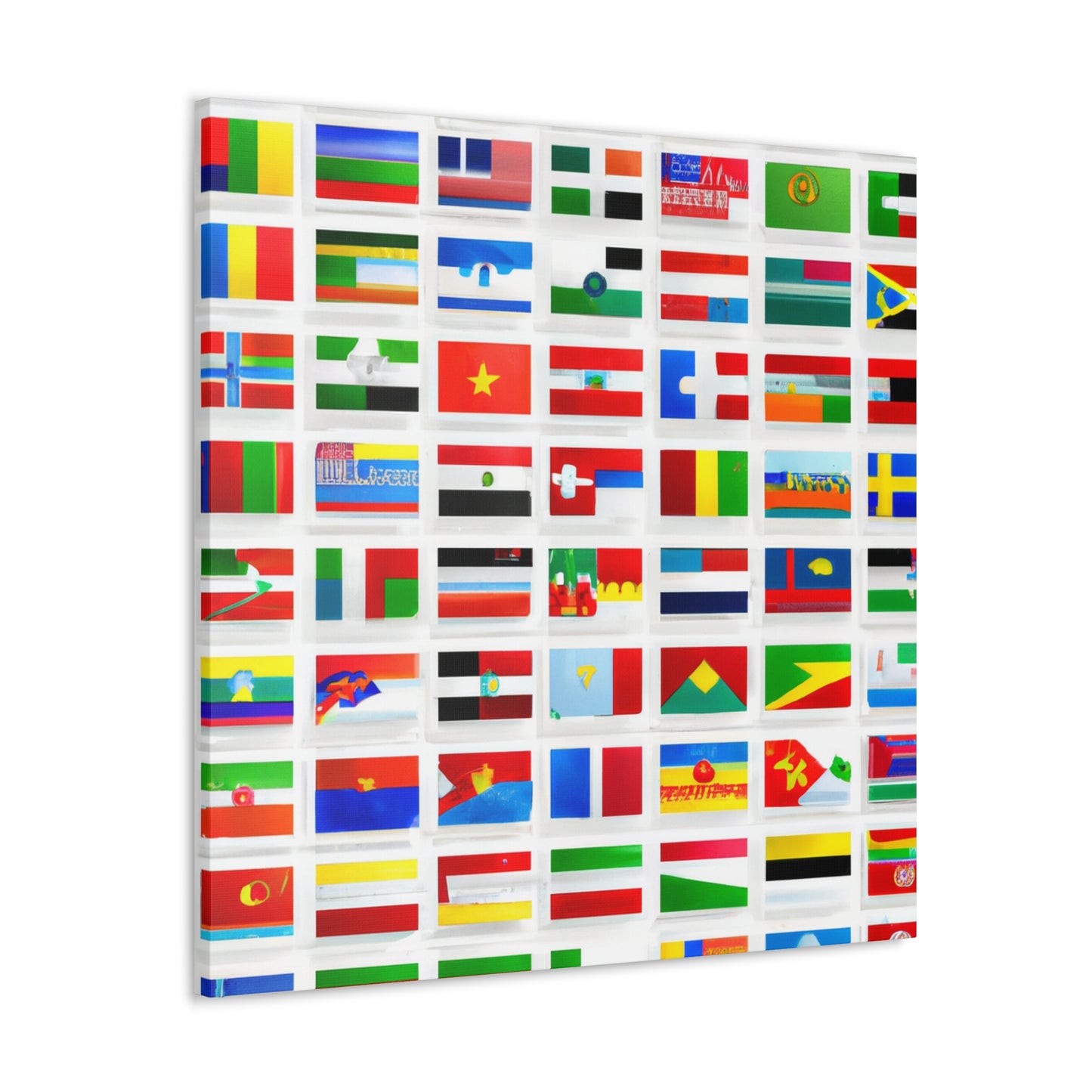 Mary Pickersgill - Flags Of The World Canvas Wall Art