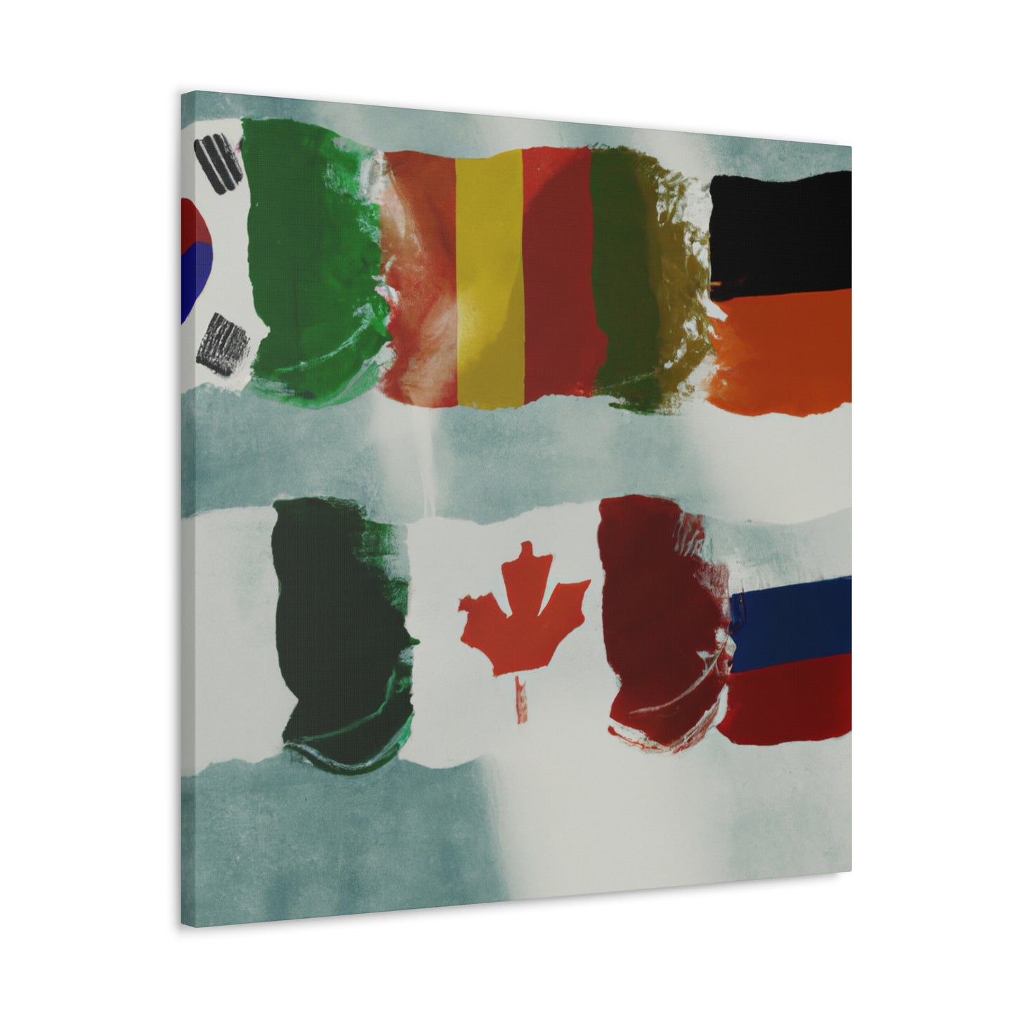 Emilie Banning-Gray - Flags Of The World Canvas Wall Art