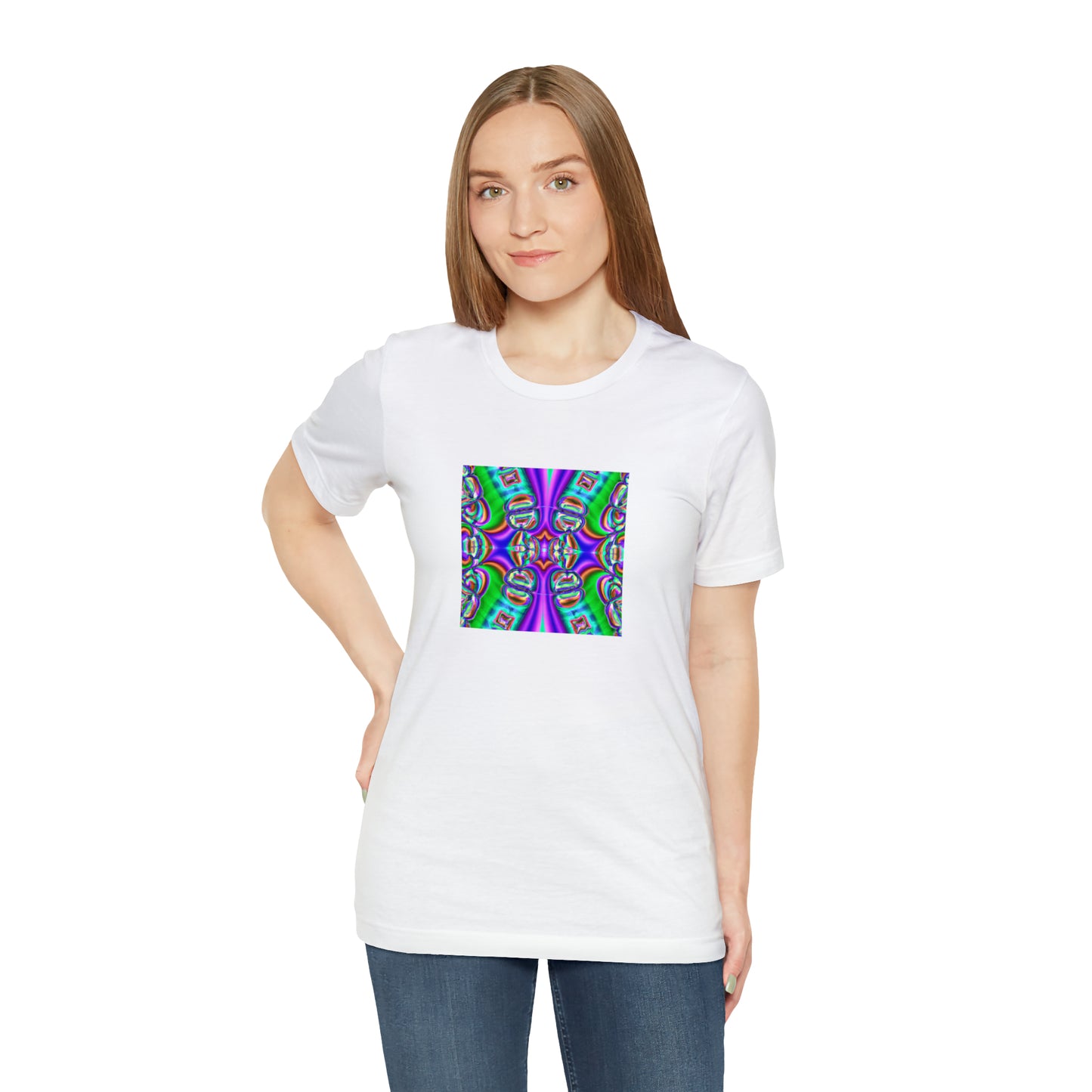 Percy Plaid - Psychedelic Trippy Pattern Tee Shirt