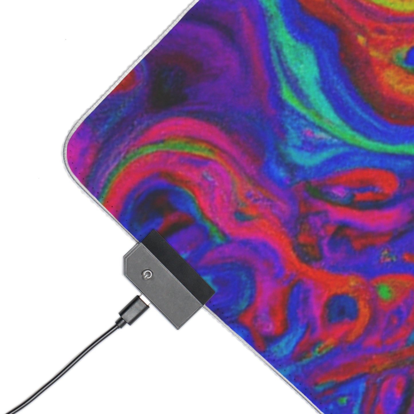 Marshall 'Doc' Silvermane - Psychedelic Trippy LED Light Up Gaming Mouse Pad