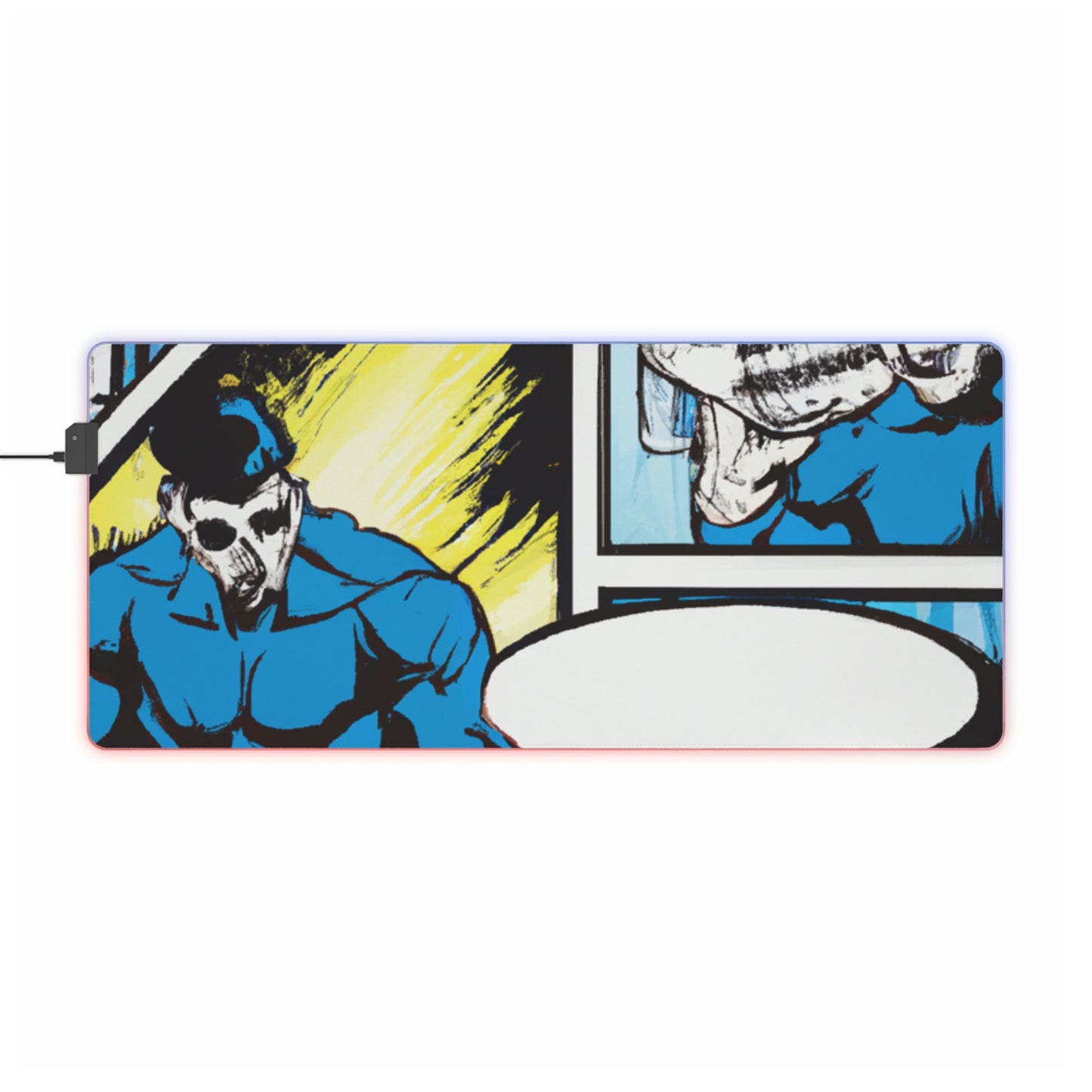 Hank Tumbleweed - Comic Book Collector LED Light Up Gaming Mouse Pad