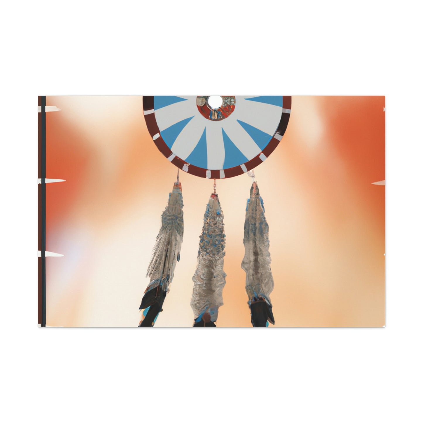 Chief Silver Skyhawk - Native American Indian Canvas Wall Art