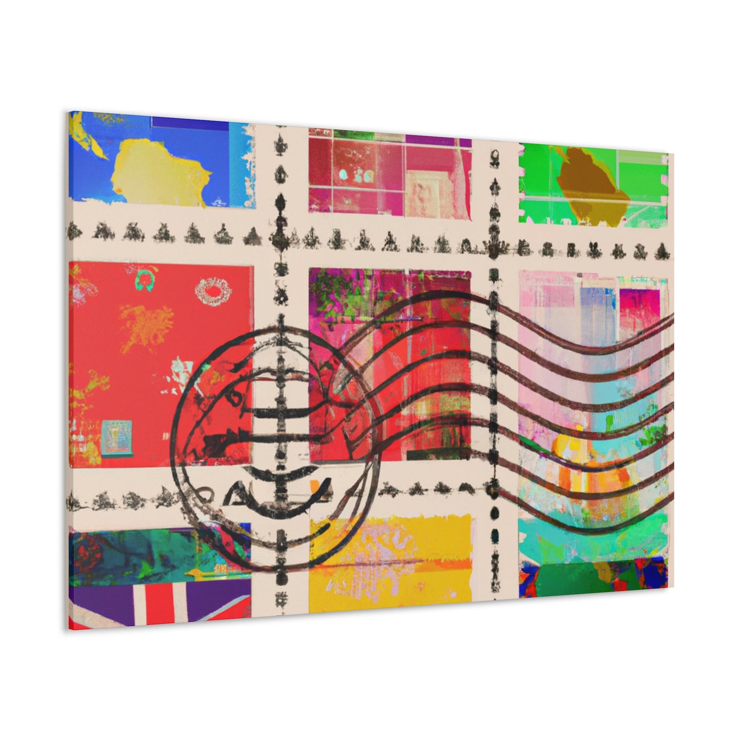 Global Greetings Stamp Series - Canvas