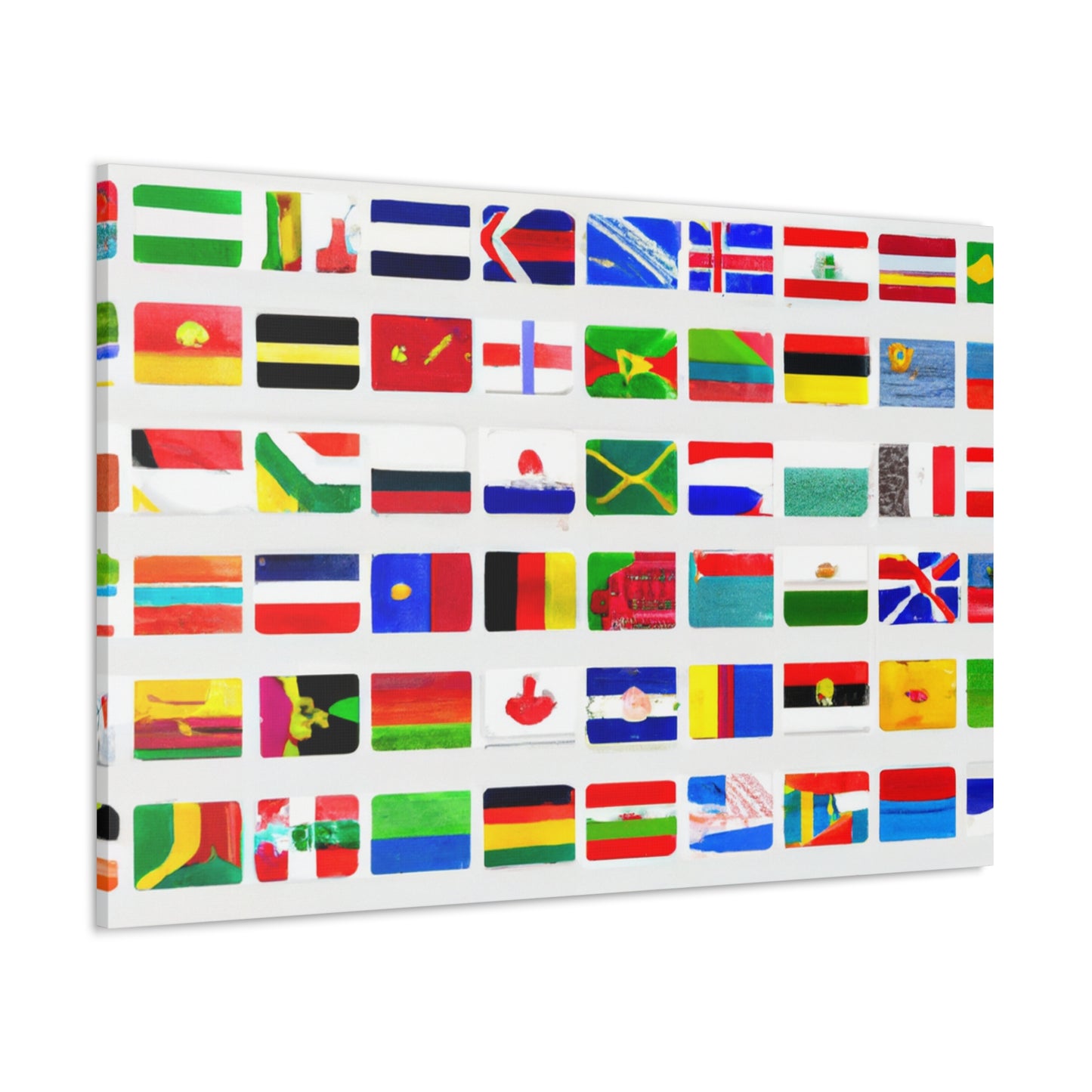 Alexander Archibald Flagmaker - Flags Of The World Canvas Wall Art