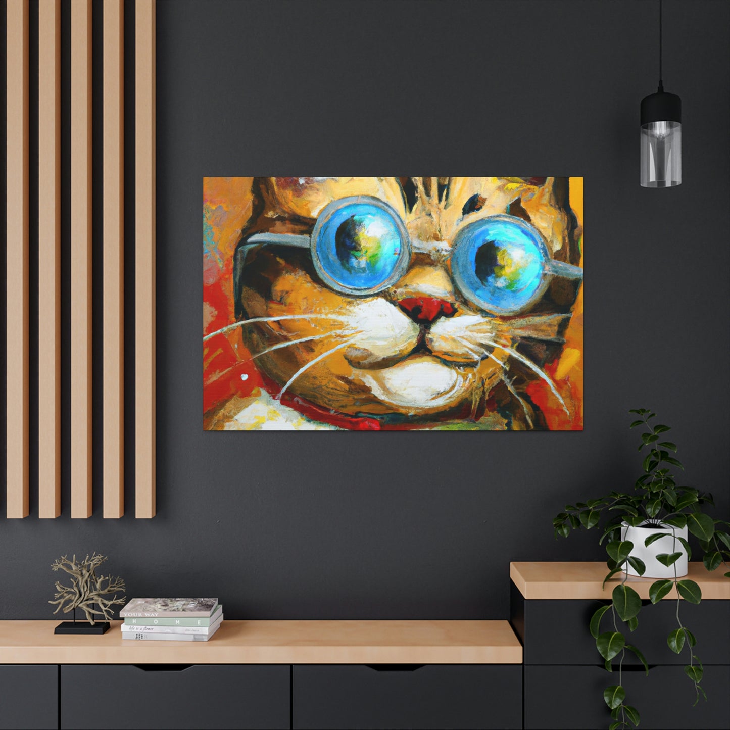 Lance Luckypaws - Cat Lovers Canvas Wall Art