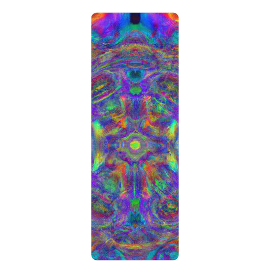 Savitri Mohan - Psychedelic Yoga Exercise Workout Mat - 24″ x 68"