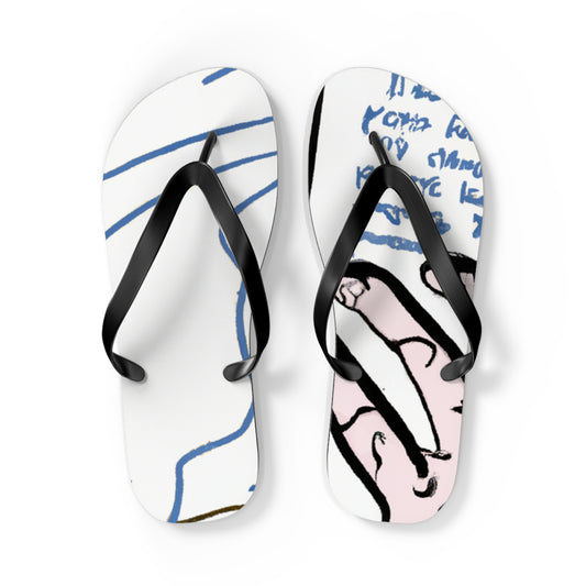 Lightning Claire - Comics Collector Flip Flop Beach Sandals