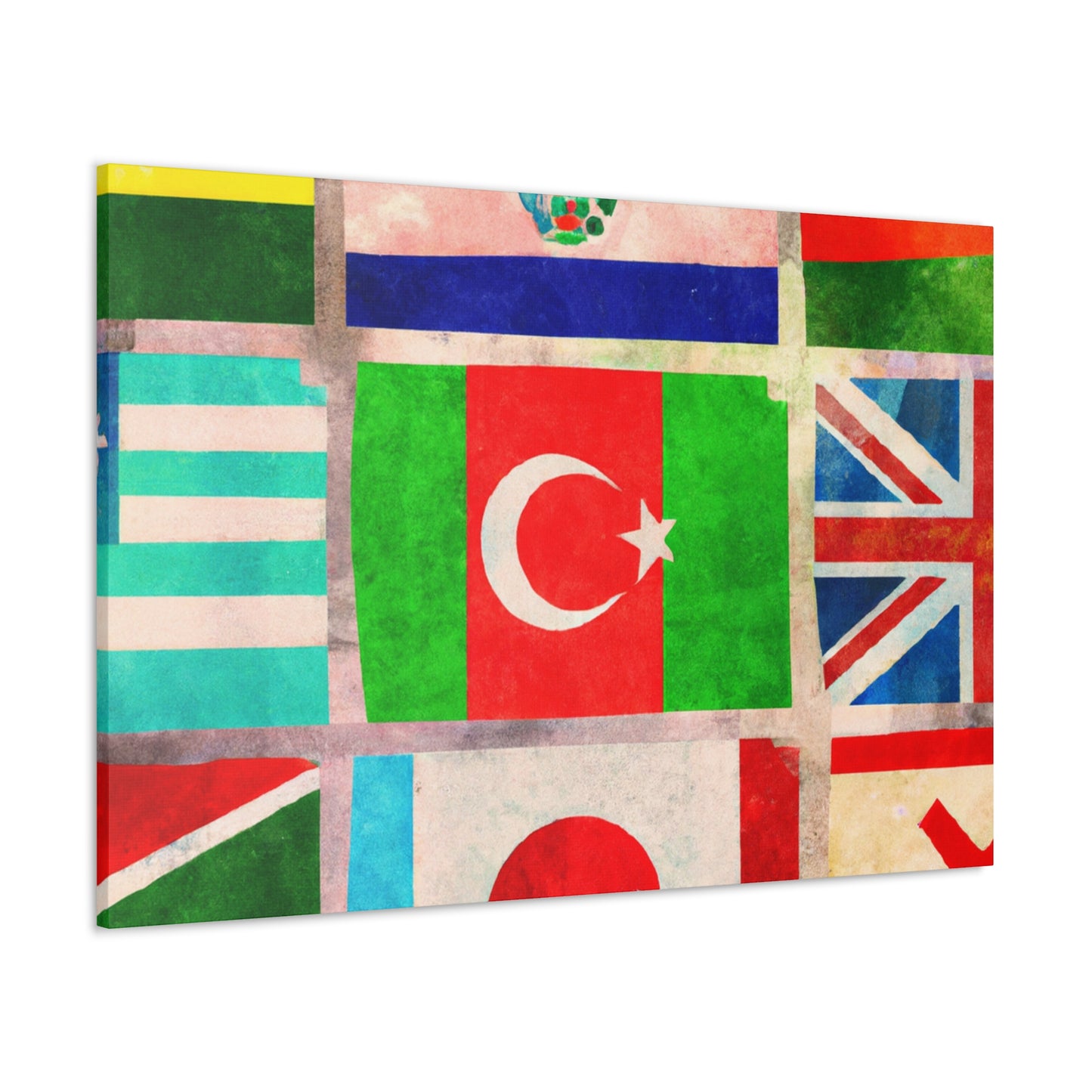 Frances Bellamy - Flags Of The World Canvas Wall Art