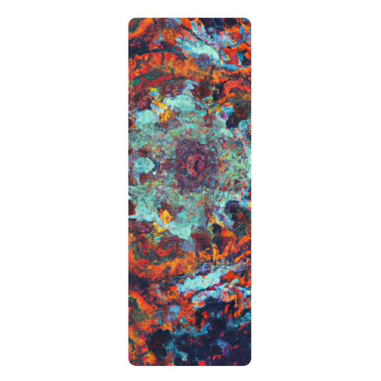 Leslie Welch - Psychedelic Yoga Exercise Workout Mat - 24″ x 68"