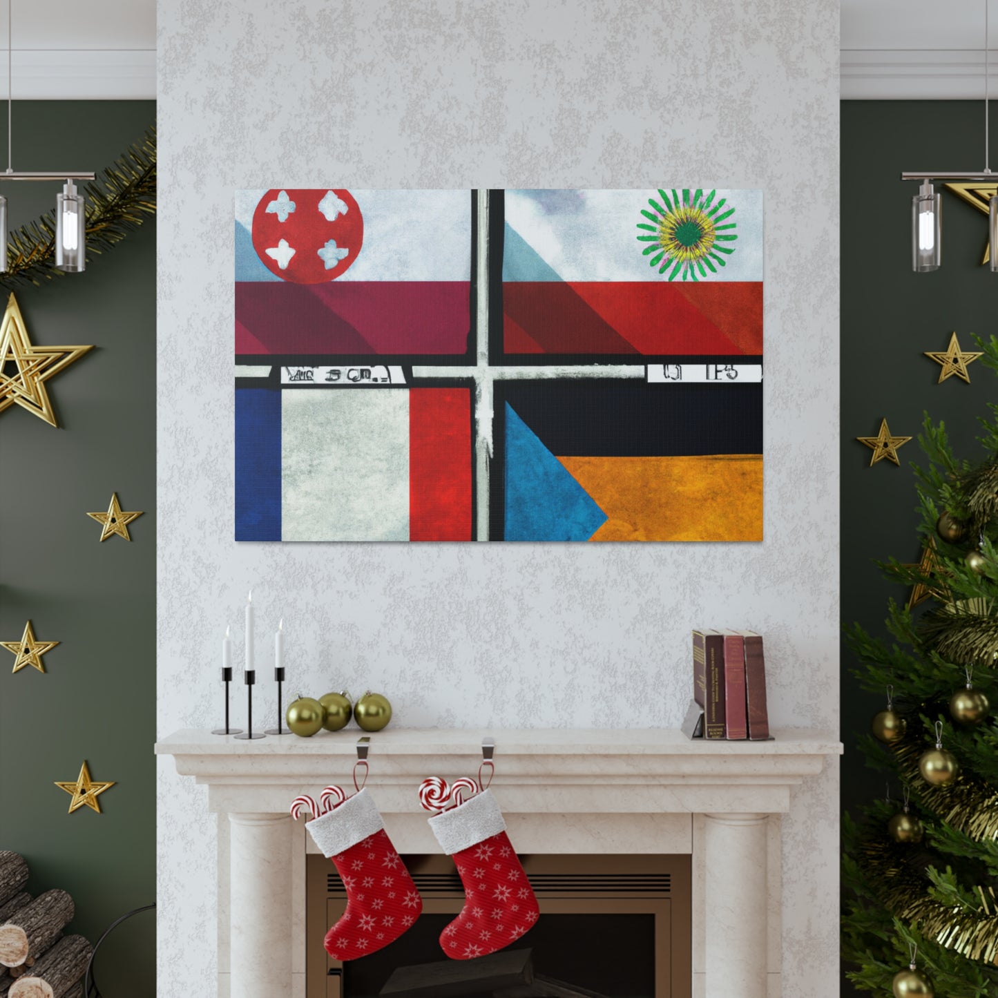 Charlotte Carey, Flag Maker of the 1800s. - Flags Of The World Canvas Wall Art