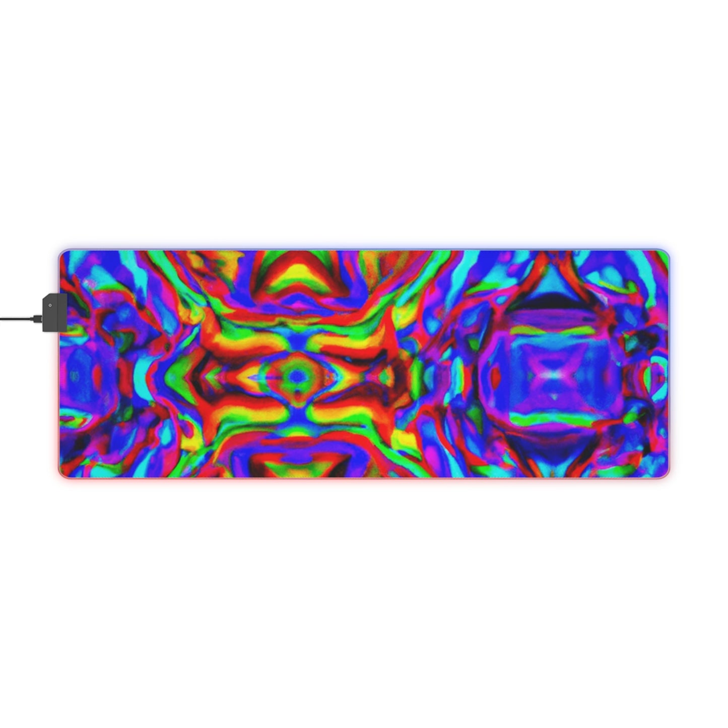 Bobby "Knuckles" McCoy - Psychedelic Trippy LED Light Up Gaming Mouse Pad