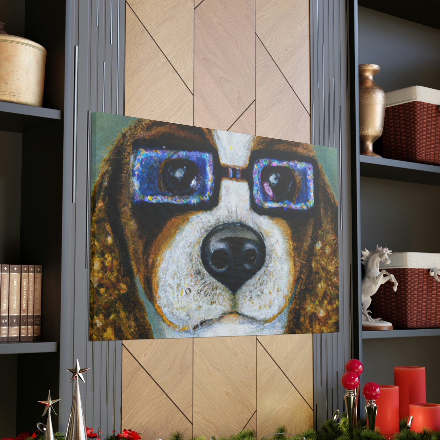 Snoopy the Brave. - Dog Lovers Canvas Wall Art