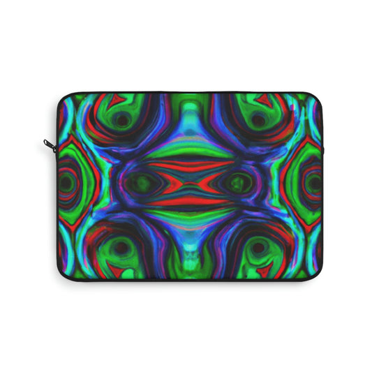 Eddie the Electro-Man - Psychedelic Laptop Computer Sleeve Storage Case Bag