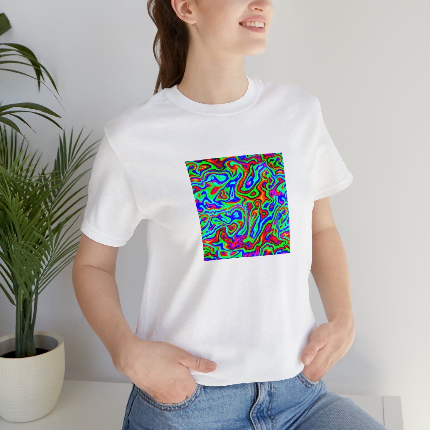 Coco Fashions - Psychedelic Trippy Pattern Tee Shirt