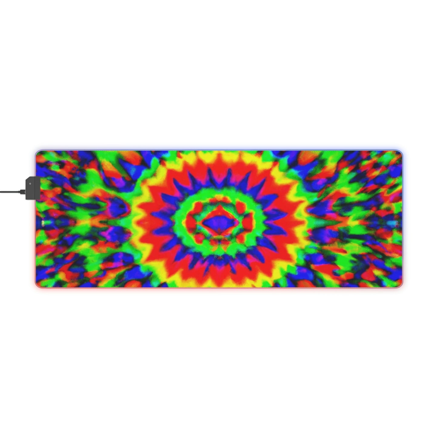 Edison Posyman - Psychedelic Trippy LED Light Up Gaming Mouse Pad