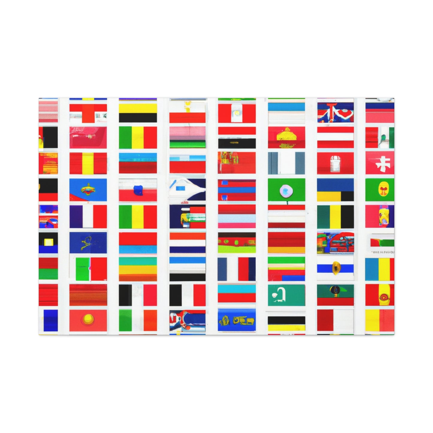 John Gable, Flag Designer - Flags Of The World Canvas Wall Art