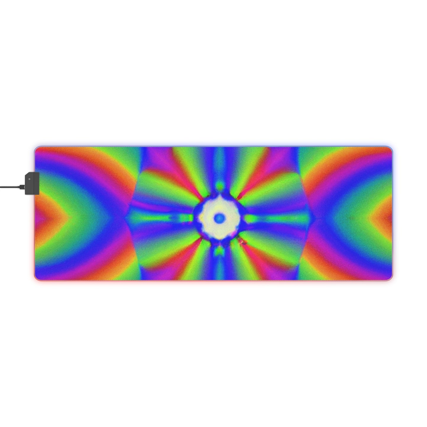 Buzzy McSparks - Psychedelic Trippy LED Light Up Gaming Mouse Pad