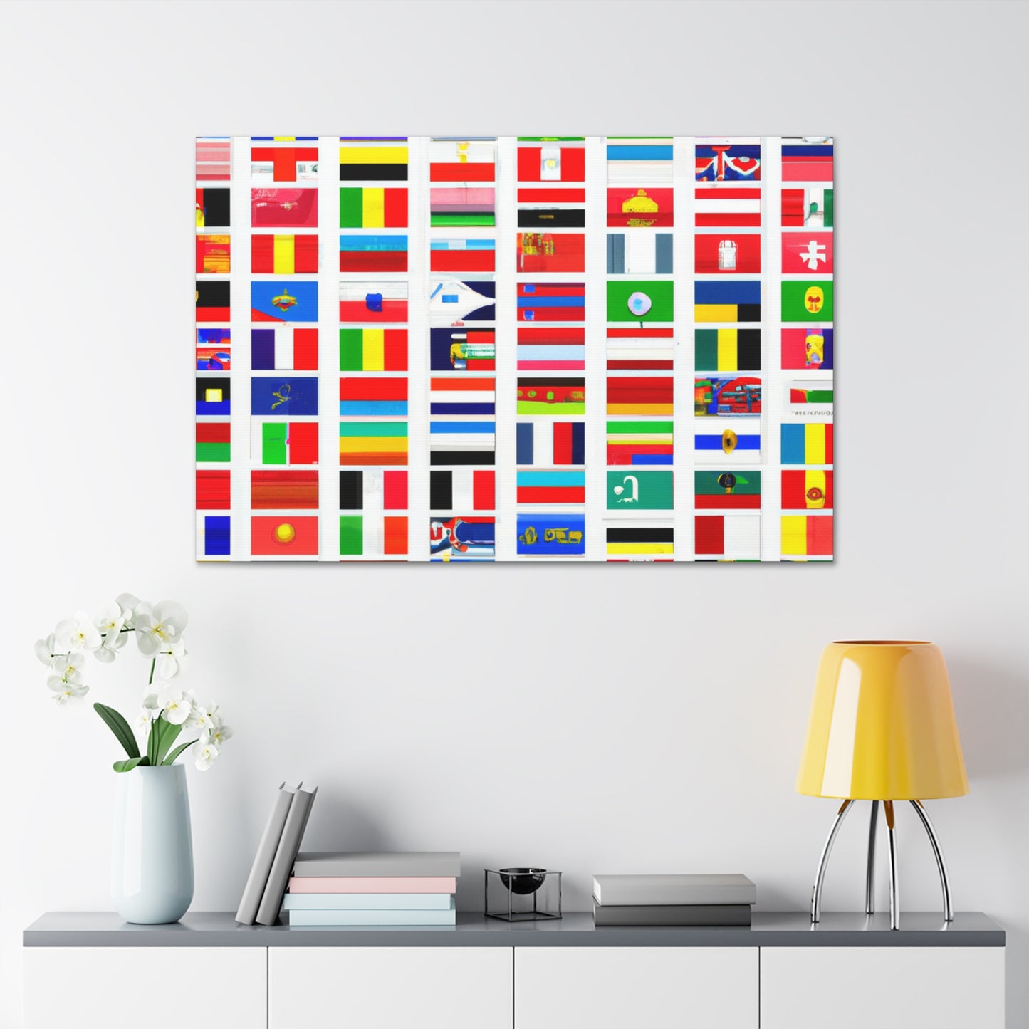 John Gable, Flag Designer - Flags Of The World Canvas Wall Art