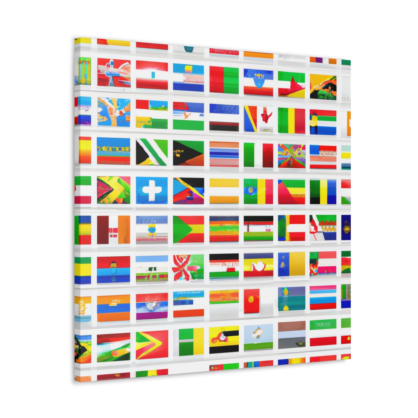 Harriet Lane Stewart (1818–1885) - Flags Of The World Canvas Wall Art