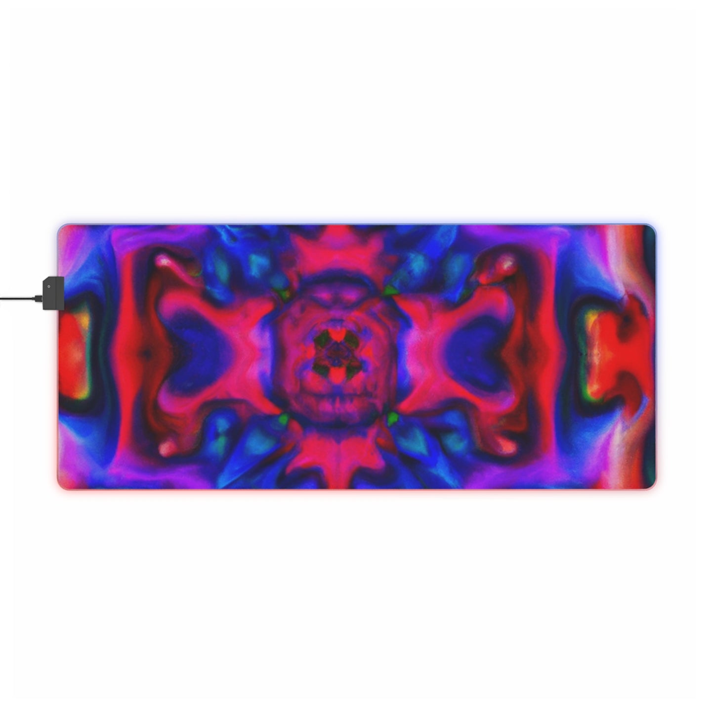 Voltz Vonschmiede - Psychedelic Trippy LED Light Up Gaming Mouse Pad