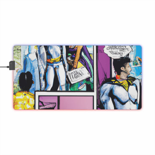 Rocky Radcliff - Comic Book Collector LED Light Up Gaming Mouse Pad