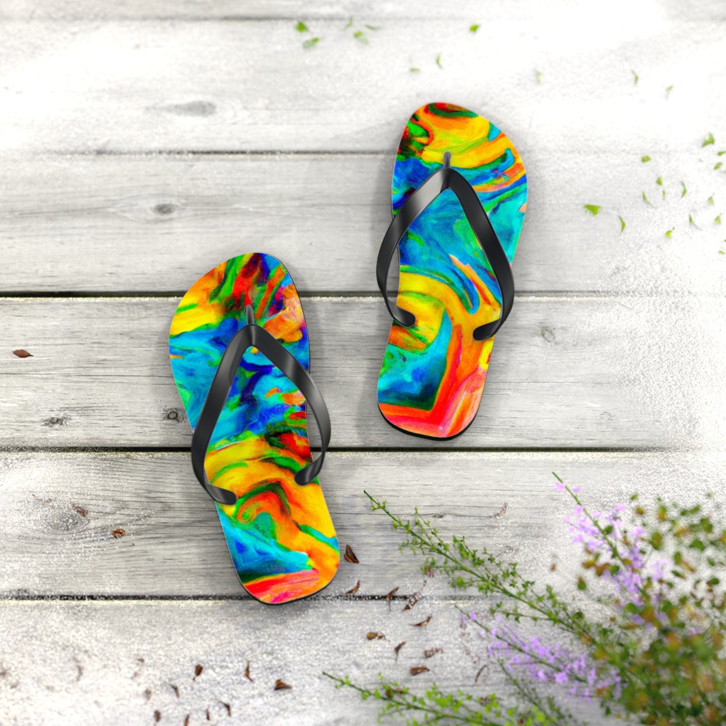 's name

Fenella Fitcheringshoes - Psychedelic Trippy Flip Flop Beach Sandals