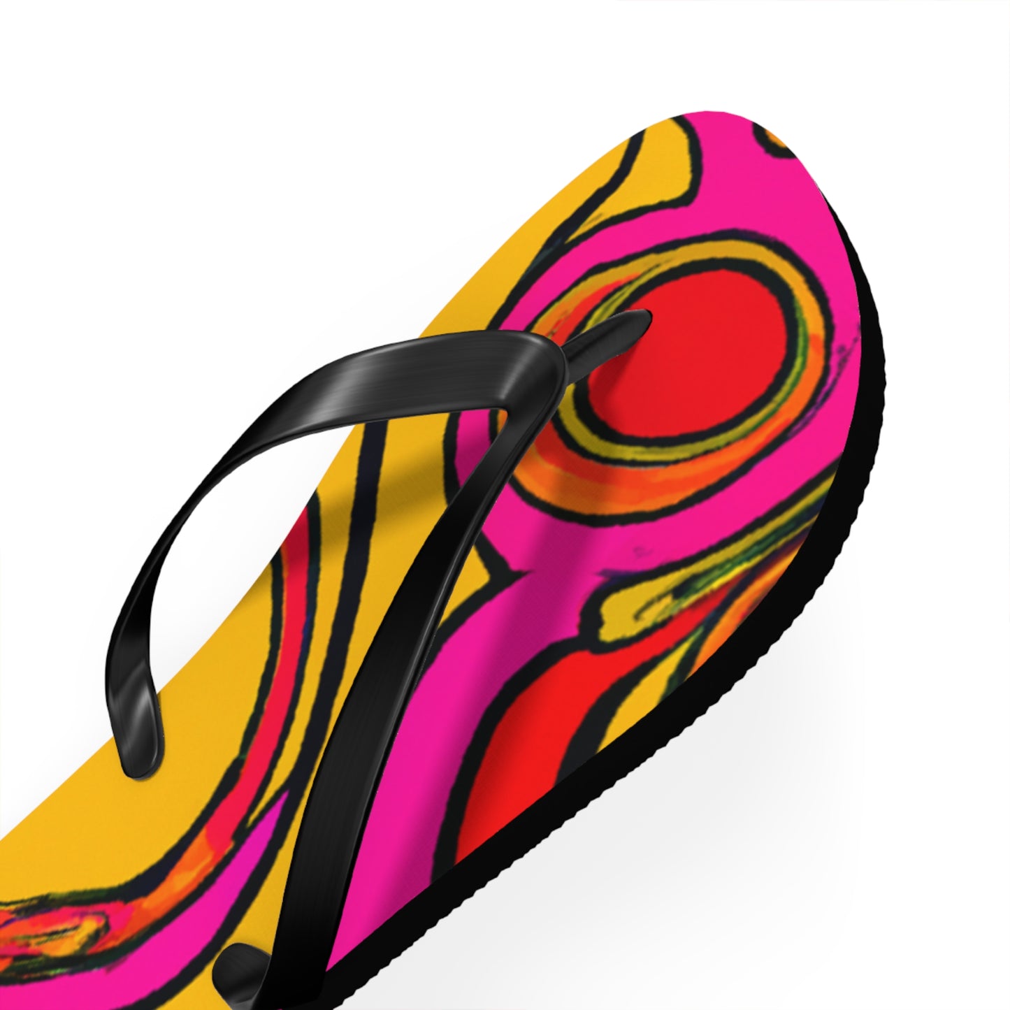 Charlotte Brownson Shoemakers - Psychedelic Trippy Flip Flop Beach Sandals