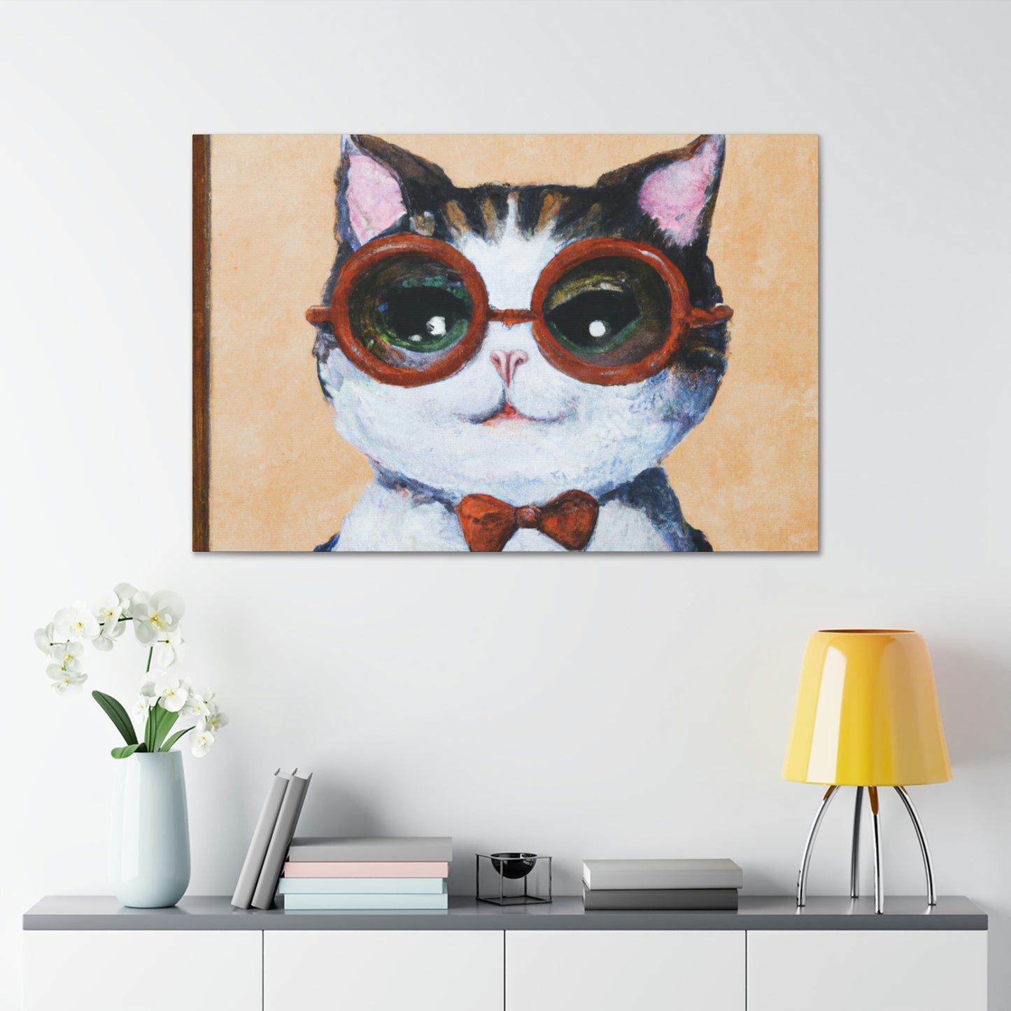 Goofy Paws - Cat Lovers Canvas Wall Art