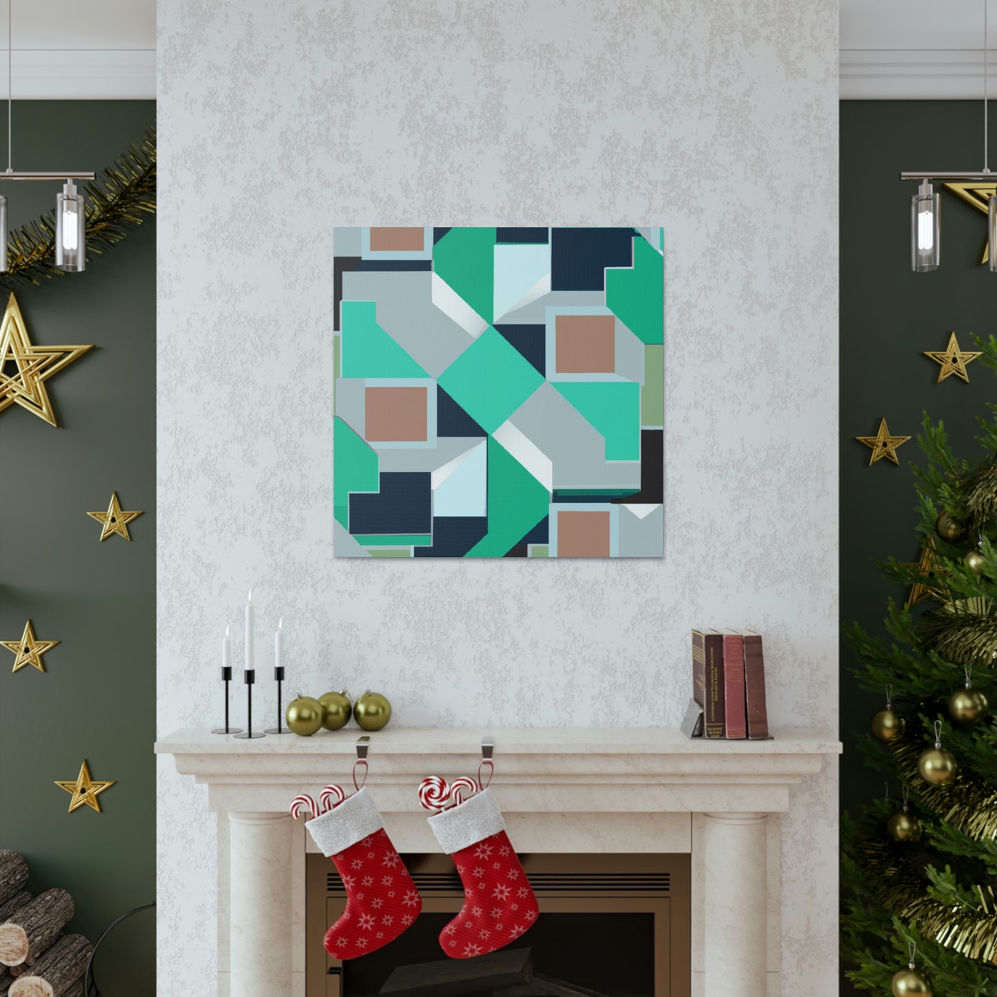 .

Griselda Juniper - Geometric Canvas Wall Art