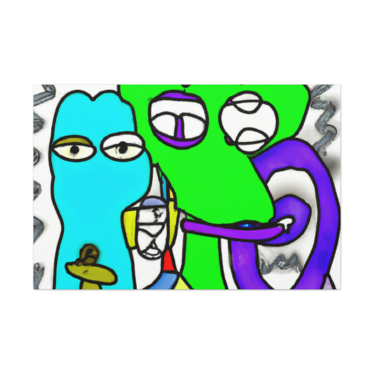 Crazy Cartoon - Canvas