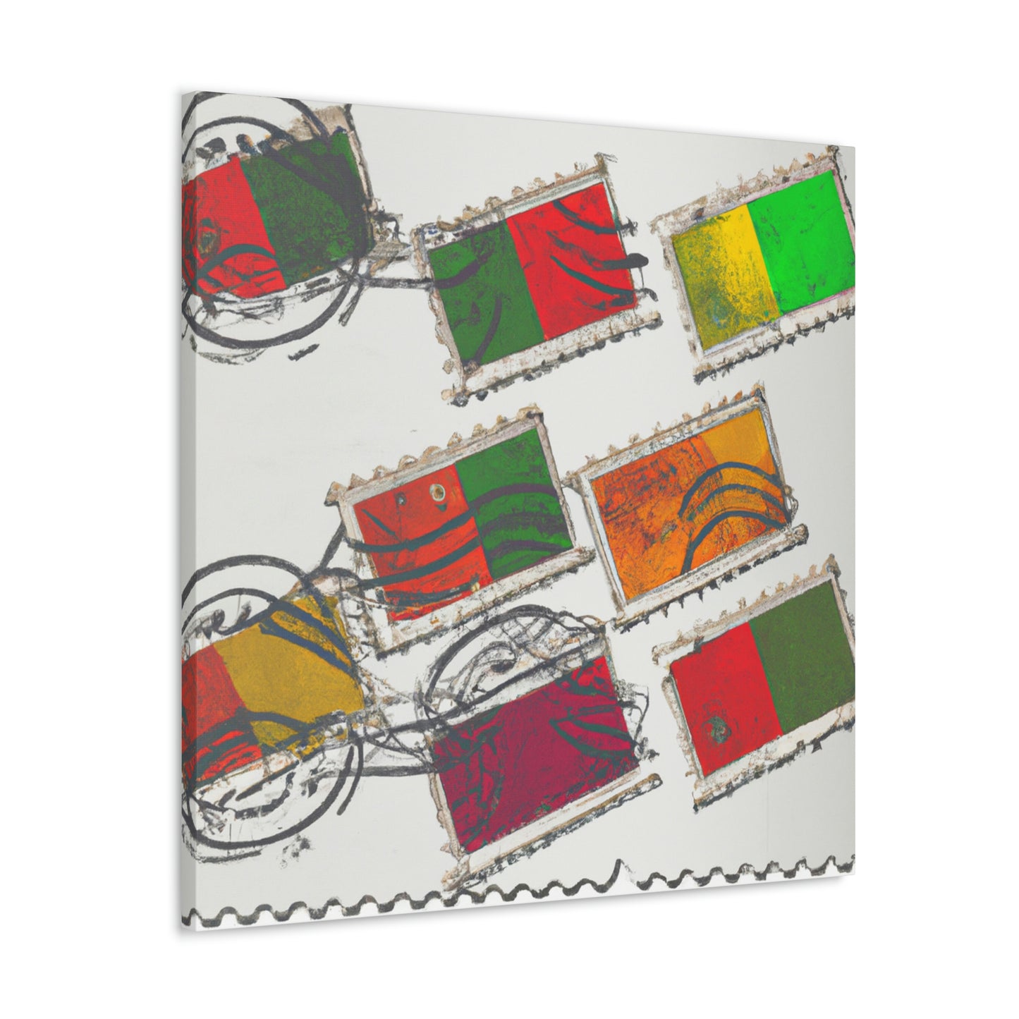Global Postage Pals - Canvas