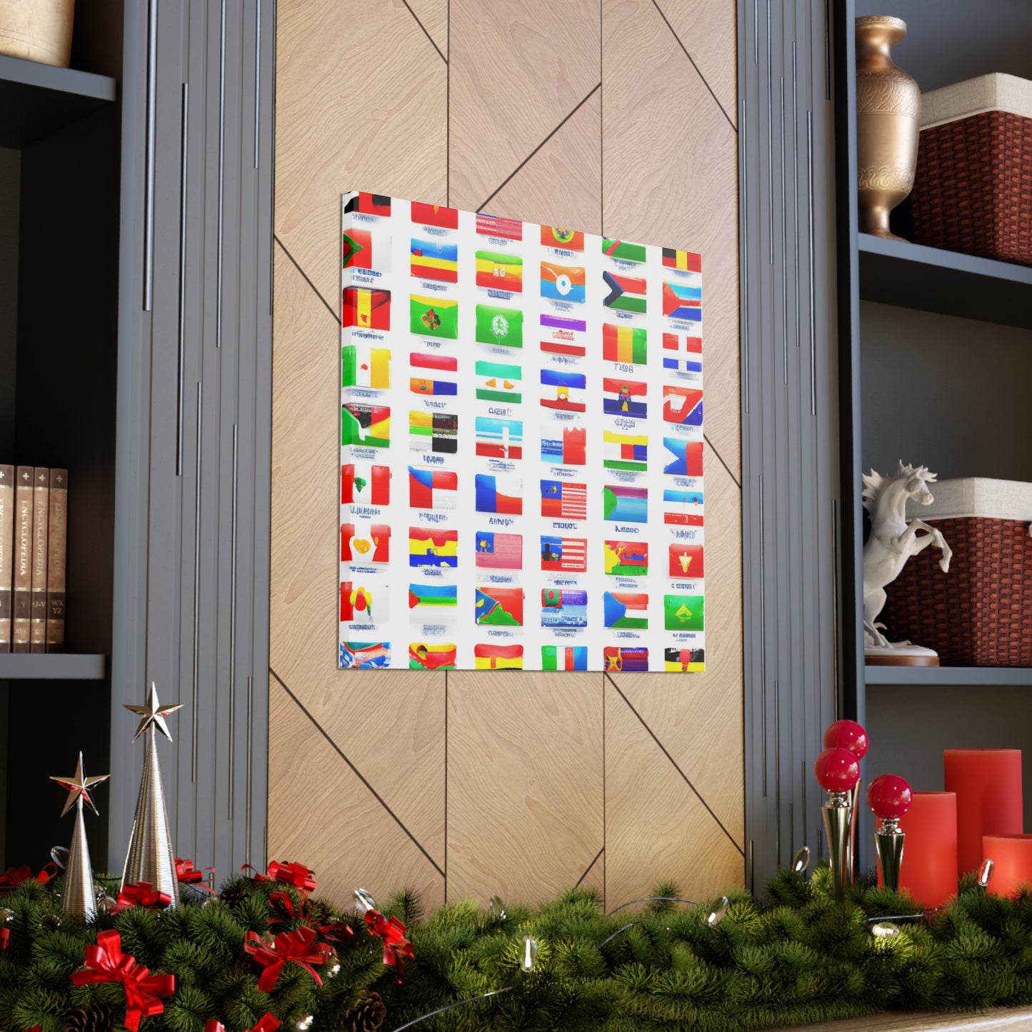 John Arliss - Flags Of The World Canvas Wall Art