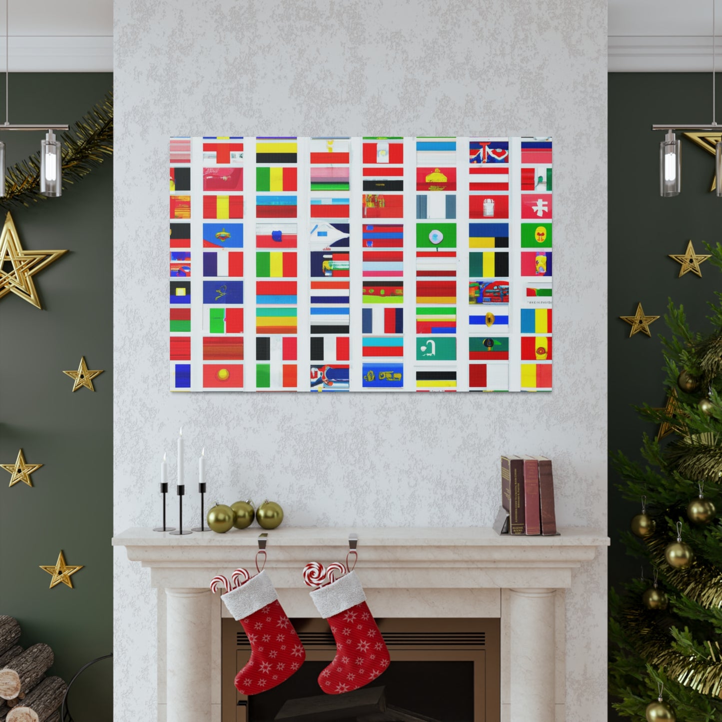 John Gable, Flag Designer - Flags Of The World Canvas Wall Art