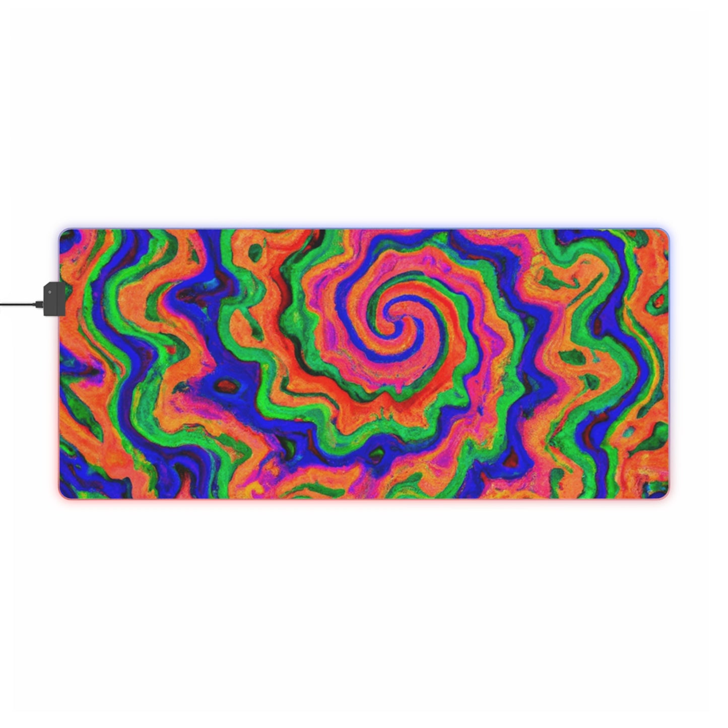 Emily the Enchantress - Psychedelic Trippy LED Light Up Gaming Mouse Pad